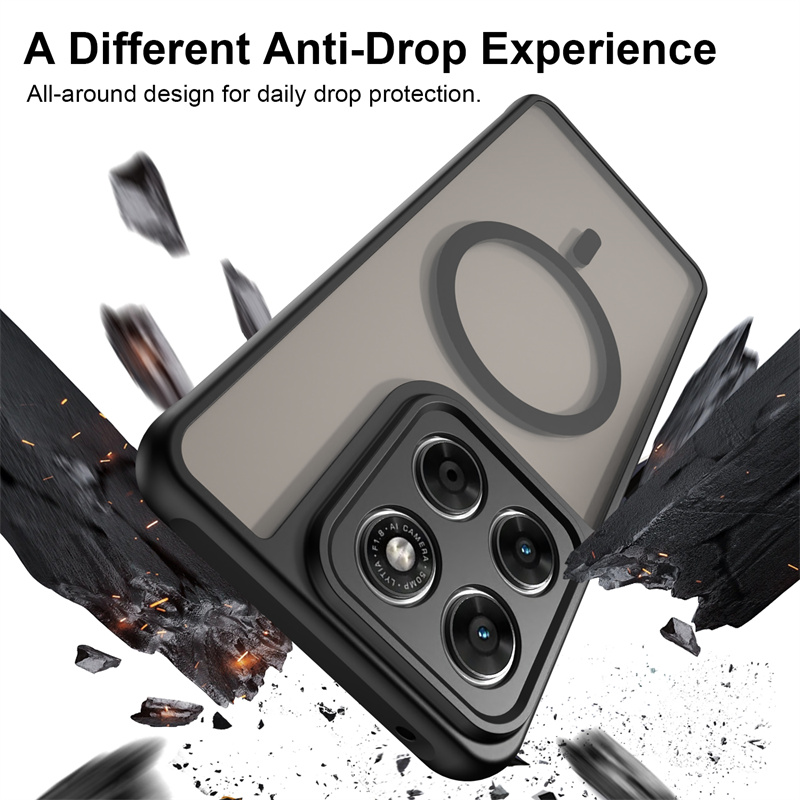 Shelly - Matte Wireless Charging Magnetic Case For
