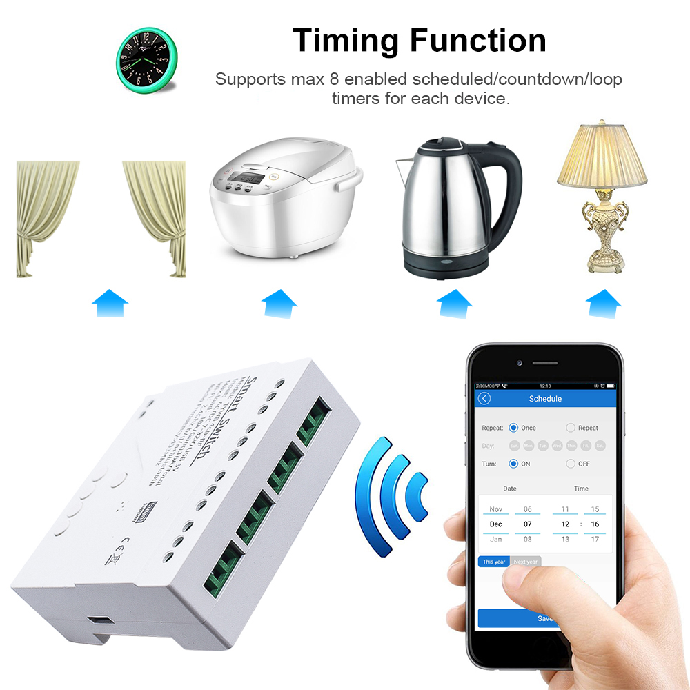Tuya Smart Wifi Motor Switch M - Sonoff Basic recension och pris