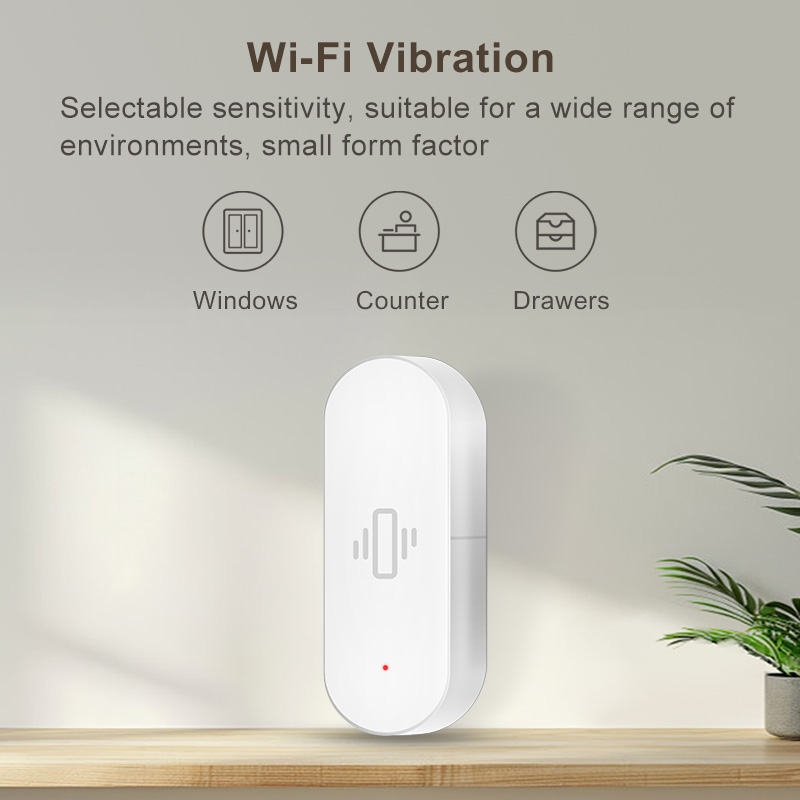 Tuya WiFi Vibration Sensor, Se - Home Assistant Tuya recension och pris