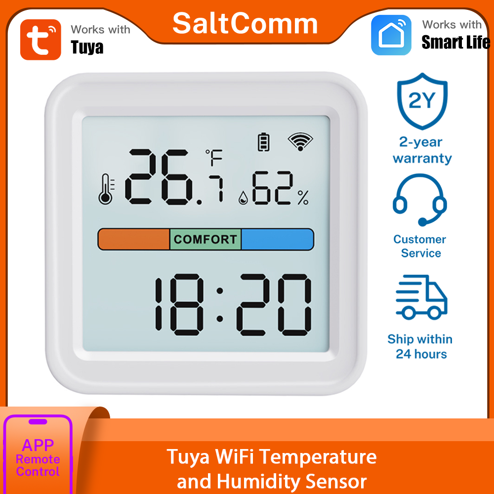 Tuya New WiFi Temperature Humi - Tuya Smart recension och pris
