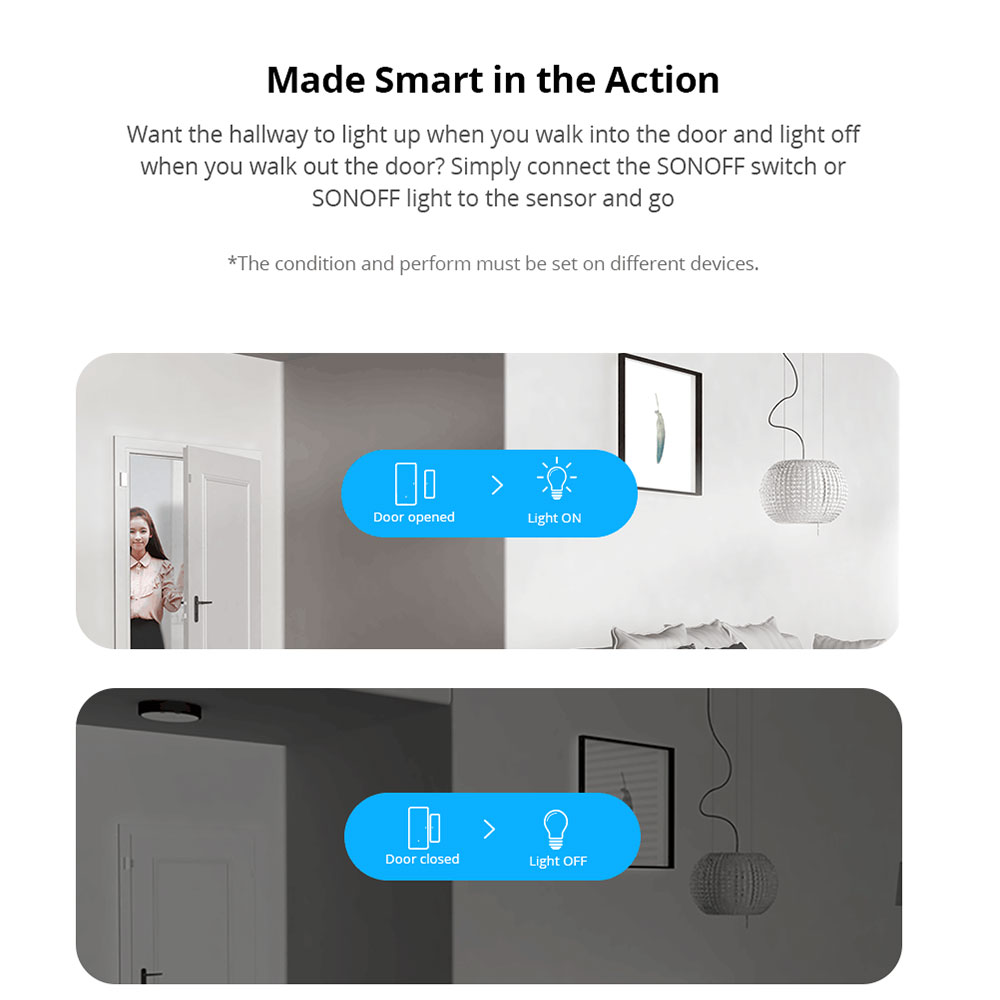 Sonoff DW2-WiFi Wireless Secur - Sonoff recension och pris