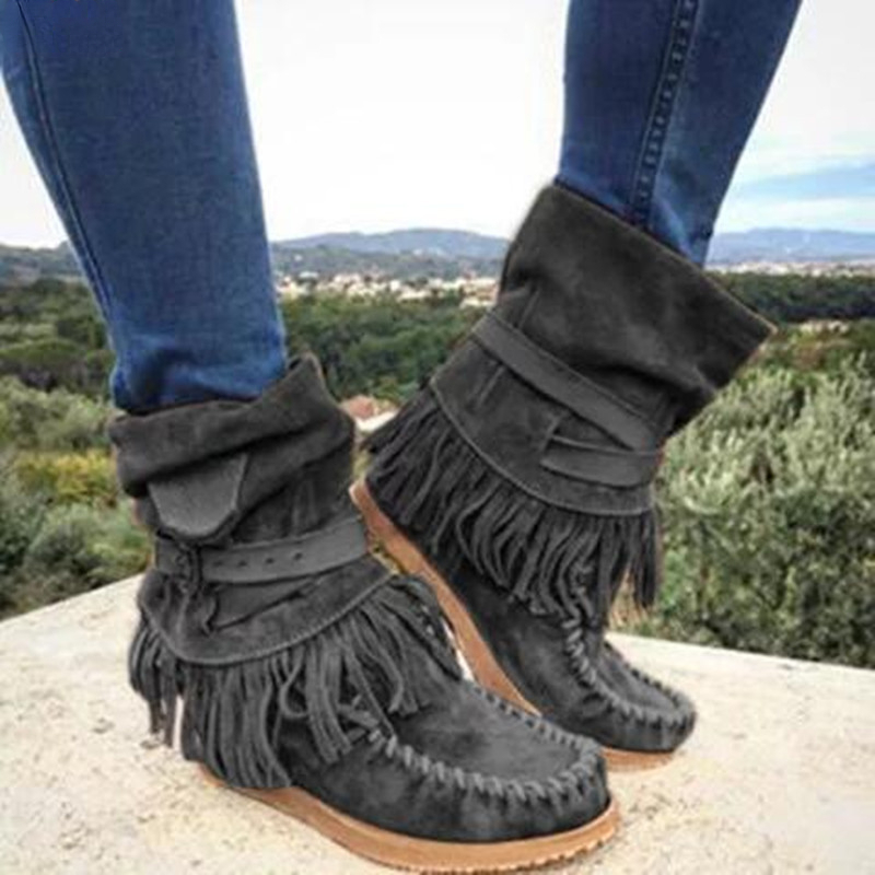 Retro Tassel Women's Boots Sid - Tasmota recension och pris