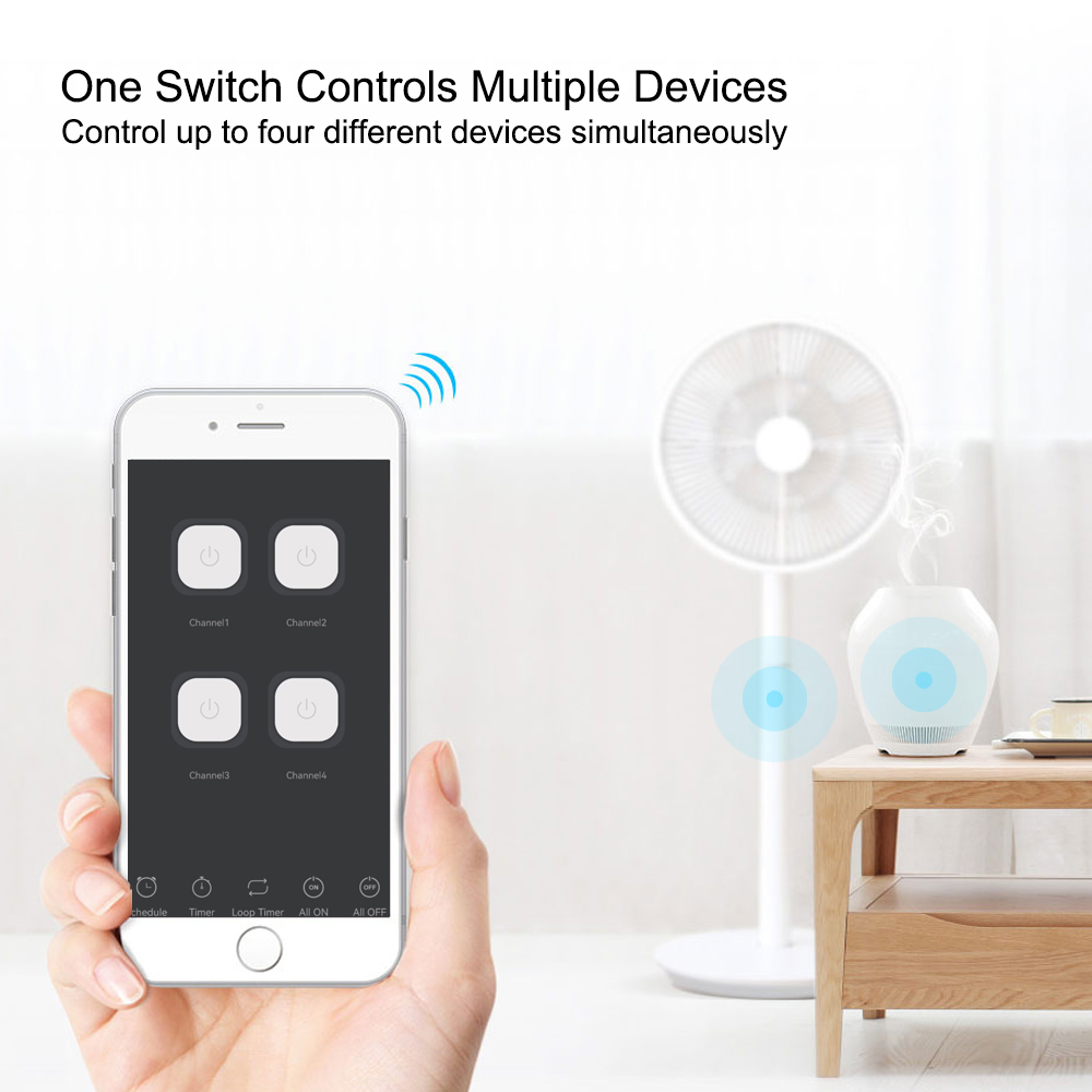 Smart Switch 4CH Relay Module  - Tuya 4 Channel recension och pris