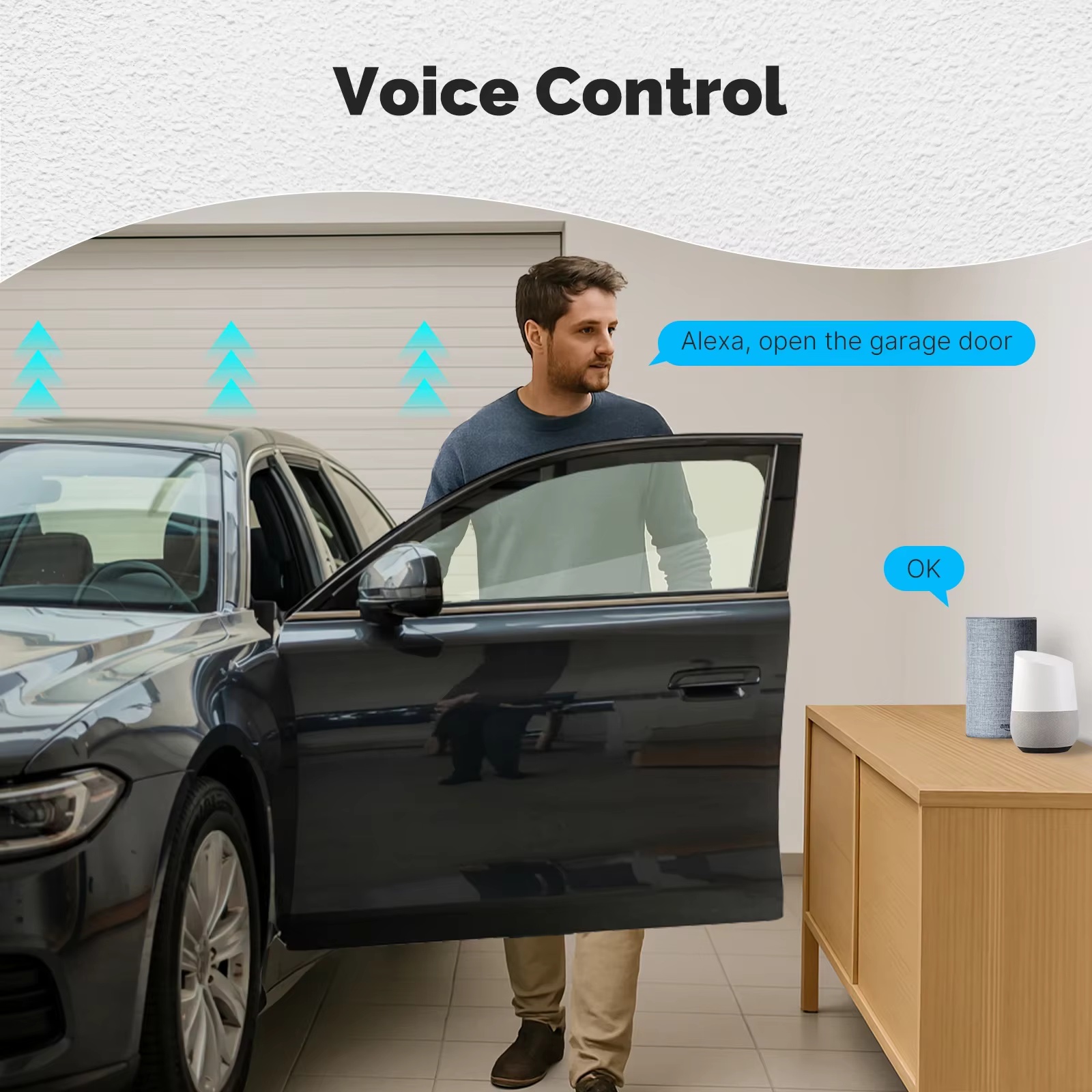 MOES Zigbee Garage Door Contro - Home Assistant Tuya recension och pris