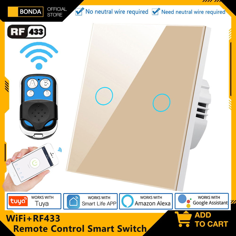 Tuya EU WiFi+RF433 Smart Remot - Smart Relay Tuya recension och pris