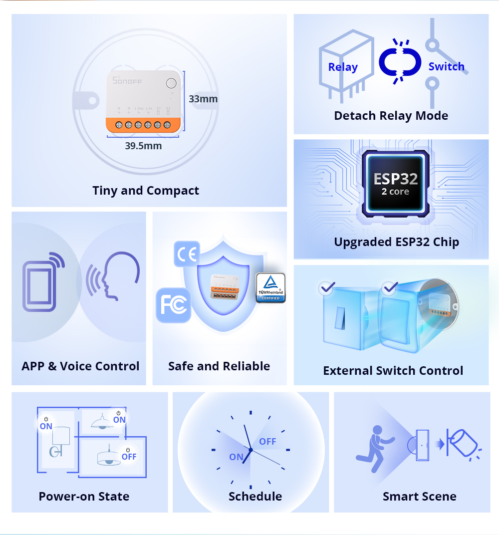 SONOFF Mini R4 Extreme Wifi Sm - Sonoff Mini R4 recension och pris